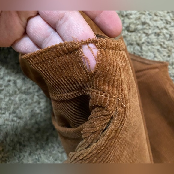 Rue21 Women’s Corduroy Overall Dress Size XL in Brown - Picture 5 of 12